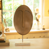 Expressions Wood Marble Sculpture - 2